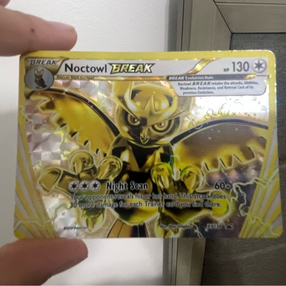 pokemon gold break cards Noctowl Card this Pokemons attacks do 100 more damage to your opponents Active Pokemon (before applying Weakness and Resistance). pokemon break cards rare Pokemon